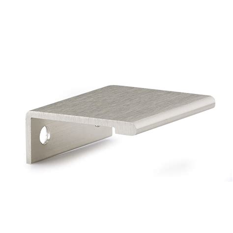 cabinet hardware to compliment fingerprint resistant stainless steel|stainless steel finger pulls.